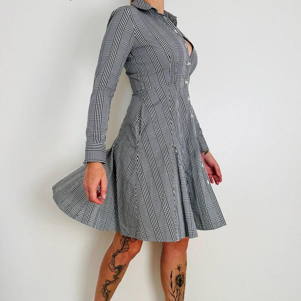 Brooks Brothers plaid Belted Shirt Dress gingham - Picture 4 of 7
